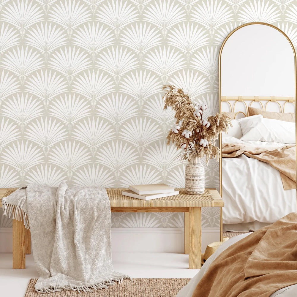 Wallpaper Removable Wallpaper Wall Decor Home Decor Wall Art Printable Wall Art / Scandinavian Off White Wallpaper - C019