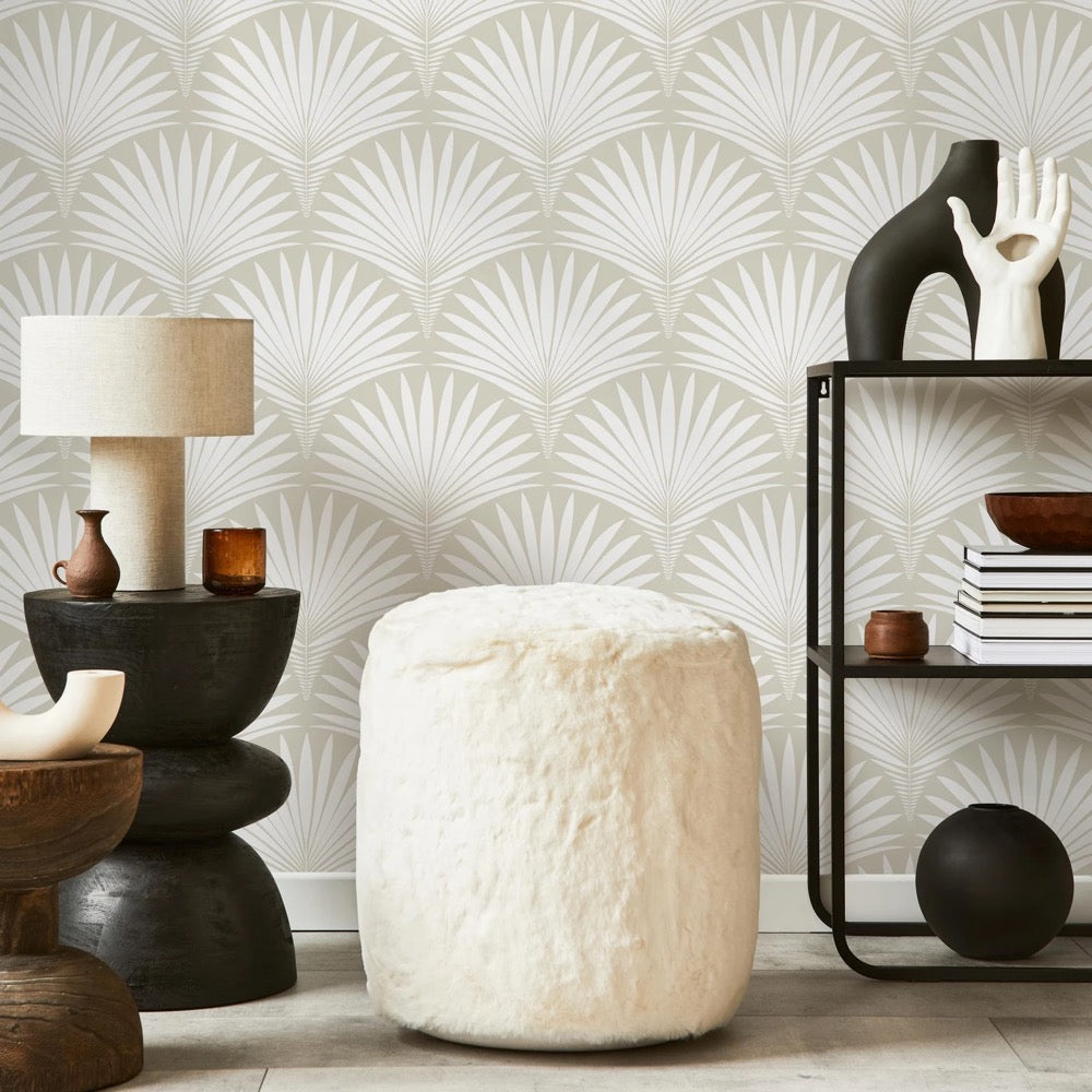 Wallpaper Removable Wallpaper Wall Decor Home Decor Wall Art Printable Wall Art / Scandinavian Off White Wallpaper - C019